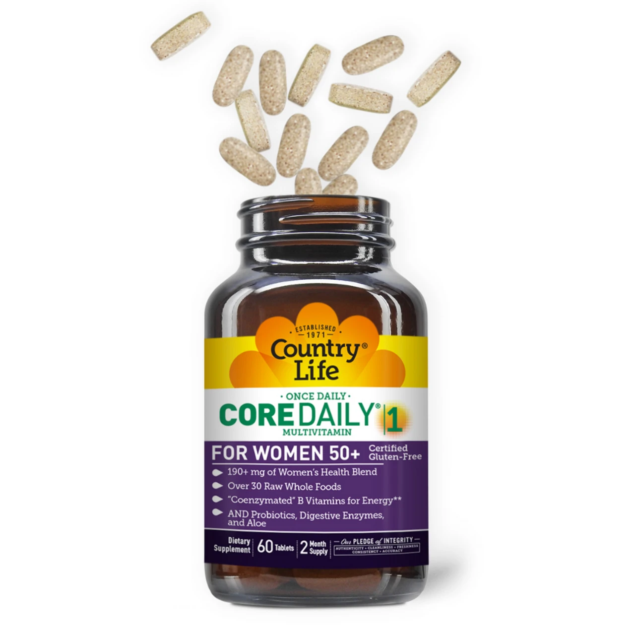 Country Life Core Daily-1 Women 50+ 60 Tabs 2 Country Life Core Daily-1 Women 50+ 60 Tabs - Image 2