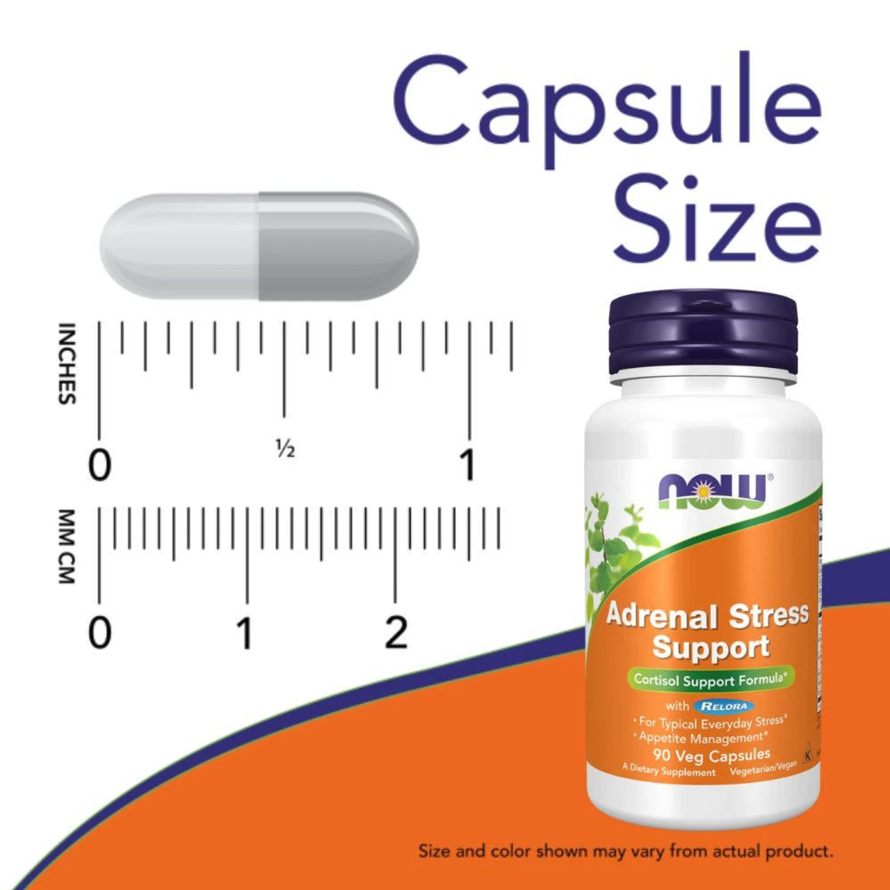 Now Foods Adrenal Stress Support 90 Capsules 2 Now Foods Adrenal Stress Support 90 Capsules - Image 2