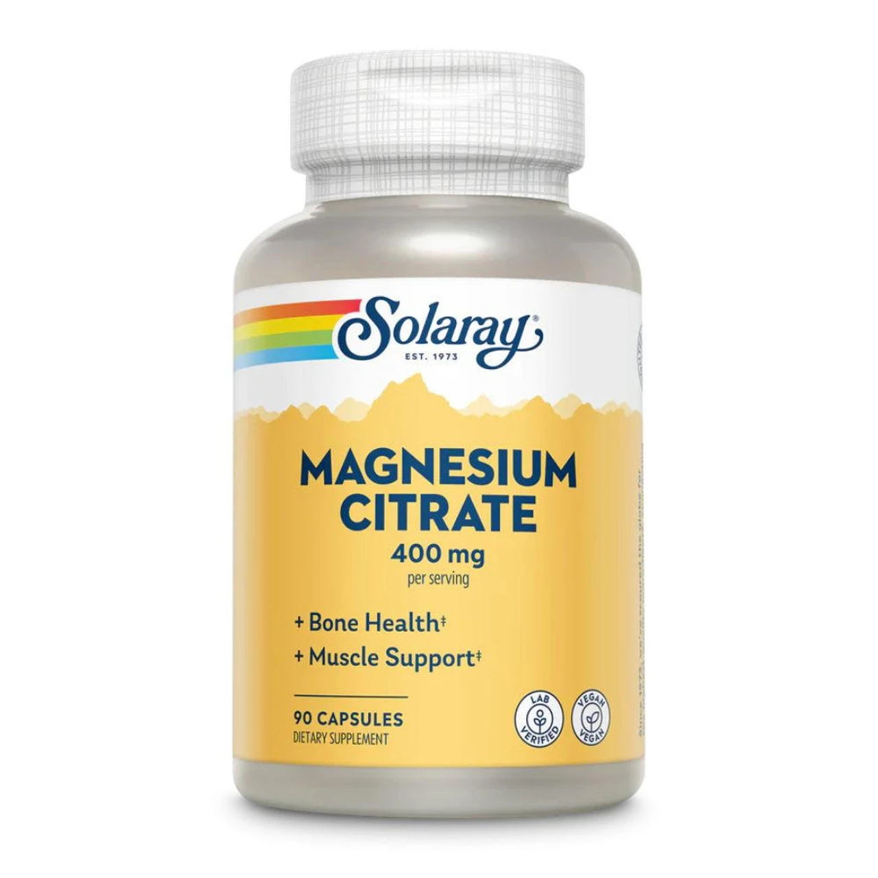 Solaray Magnesium Citrate 400mg 90 Capsules 1 Solaray Magnesium Citrate 400mg 90 Capsules