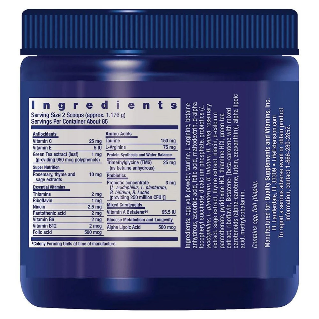 Life Extension Cat Mix 100g 2 Life Extension Cat Mix 100g - Image 2