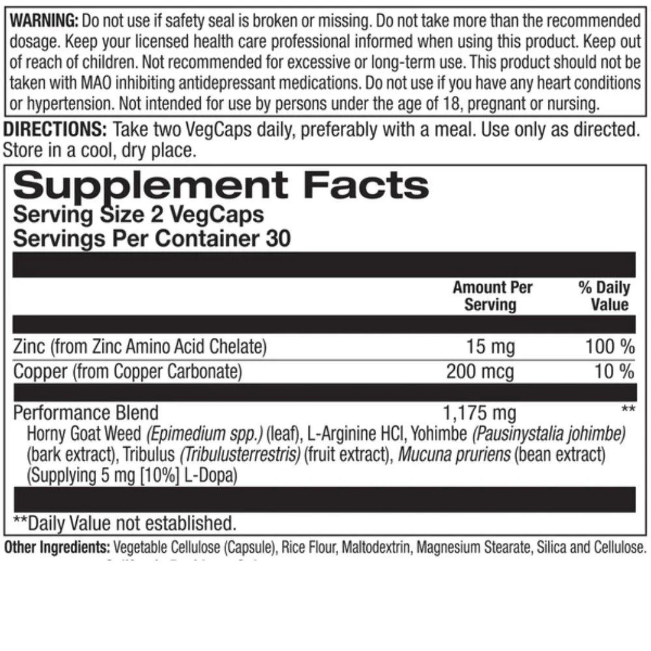 Natural Balance Super Horny Goat Weed 60 Capsules 2 Natural Balance Super Horny Goat Weed 60 Capsules - Image 2