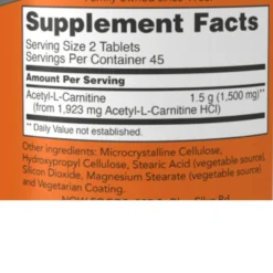 Now Foods Acetyl L-Carnitine 750mg 90 Tablets 9 Now Foods Acetyl L-Carnitine 750mg 90 Tablets -Now Foods Store Untitleddesign 2022 11 30T144252.183 72534.1707418677