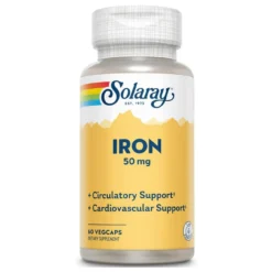 Solaray Iron 50mg 60 Capsules