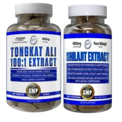 Hi-Tech Max Testosterone Tongkat Ali Shilajit Stack