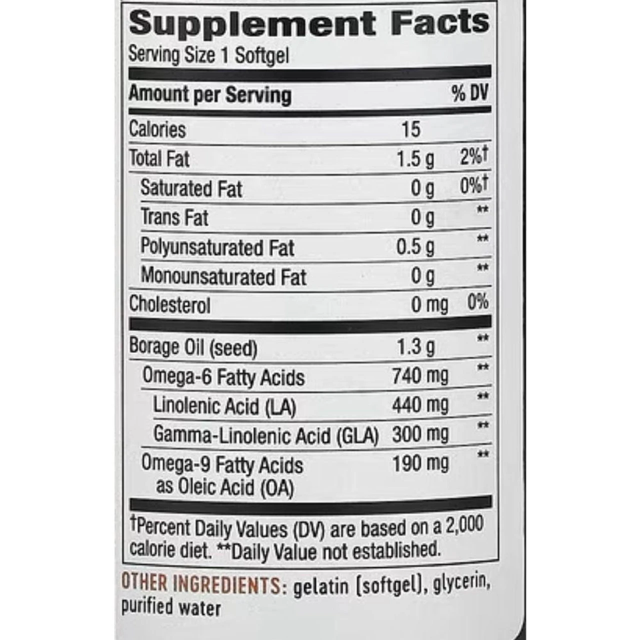 Nature's Way Efa Gold Borage Oil 1300mg With 312mg GLA 60 Gels 3 Nature's Way Efa Gold Borage Oil 1300mg With 312mg GLA 60 Gels - Image 3