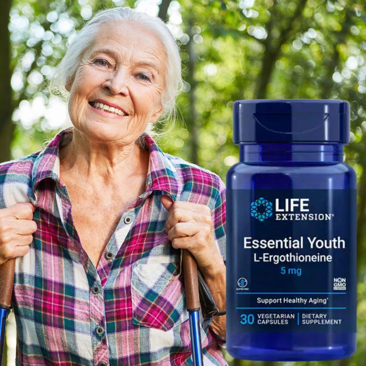 Life Extension Essential Youth L-Ergothioneine 5mg 30ct 3 Life Extension Essential Youth L-Ergothioneine 5mg 30ct - Image 3
