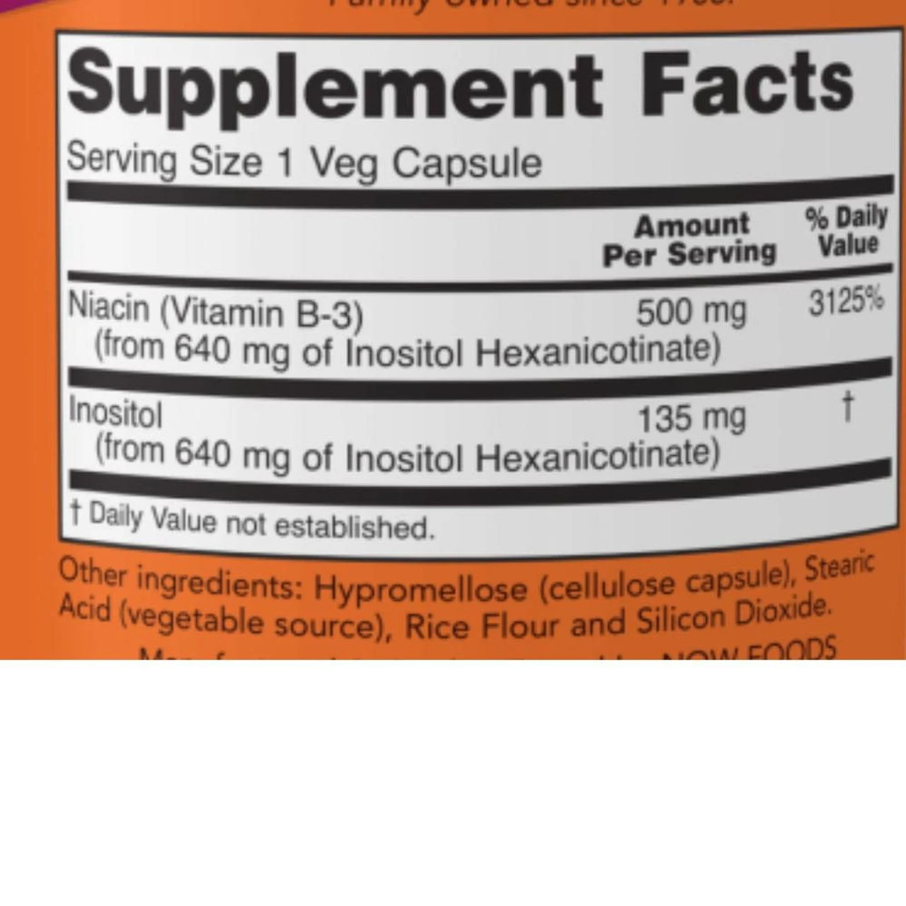 Now Foods Flush Free Niacin 500 Mg 90 Capsules 4 Now Foods Flush Free Niacin 500 Mg 90 Capsules - Image 4
