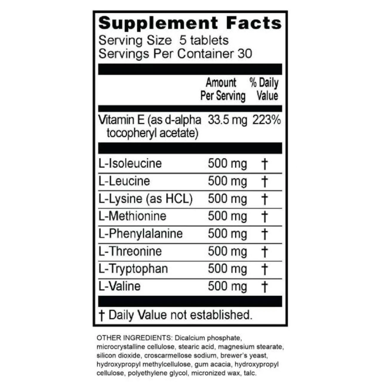 Beverly International Density Essential Amino Acid 150 Tabs 3 Beverly International Density Essential Amino Acid 150 Tabs - Image 3