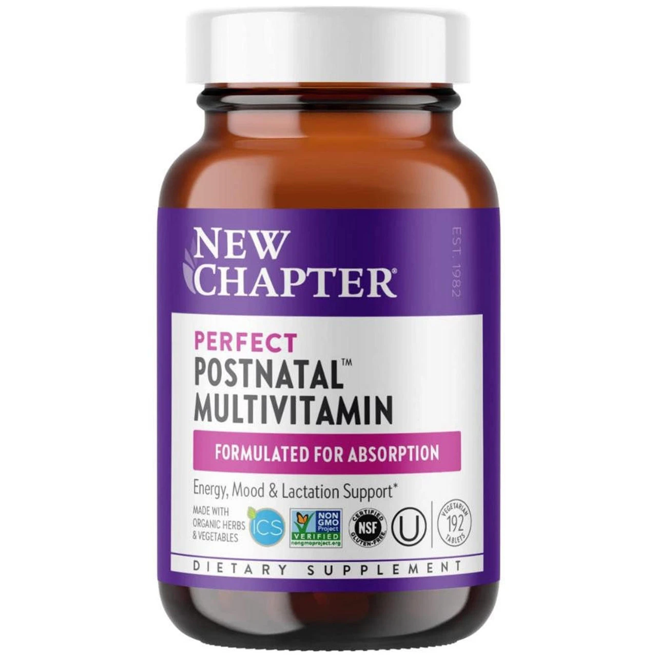 New Chapter Perfect Postnatal Multivitamin 192T 1 New Chapter Perfect Postnatal Multivitamin 192T