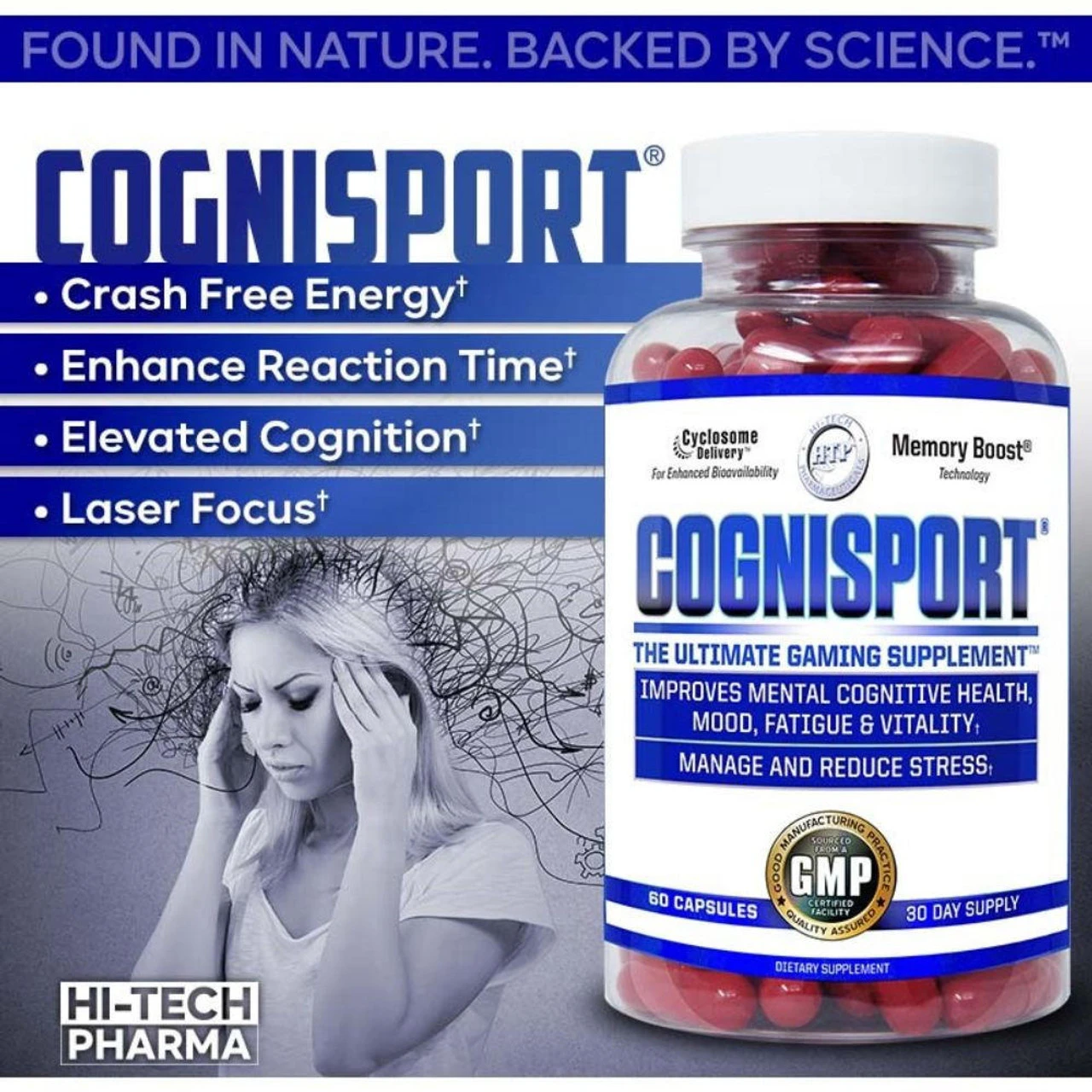 Hi-Tech Pharmaceuticals Cognisport 60 Tablets 6 Hi-Tech Pharmaceuticals Cognisport 60 Tablets - Image 6
