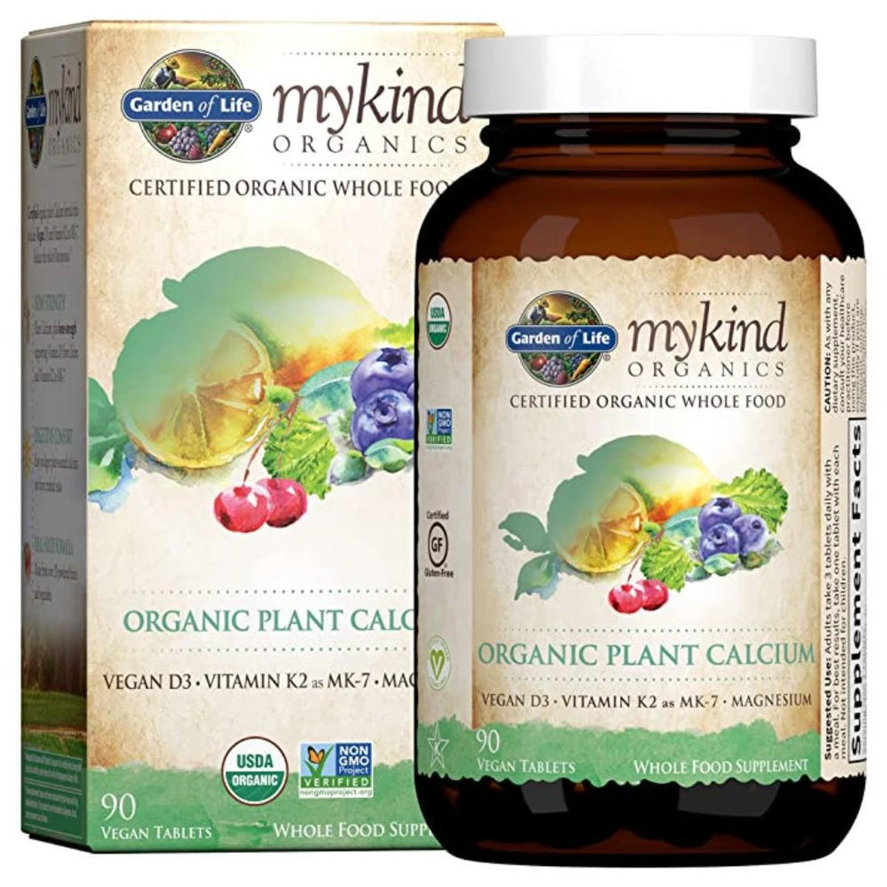 Garden Of Life MyKind Organics Plant Calcium 90 Tablets 1 Garden Of Life MyKind Organics Plant Calcium 90 Tablets
