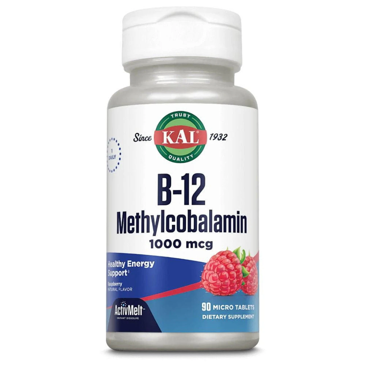 KAL B12 Methylcobalamin 1000mcg 90 Micro Tablets 1 KAL B12 Methylcobalamin 1000mcg 90 Micro Tablets