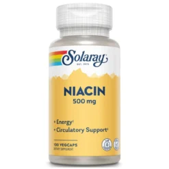 Solaray Niacin 500mg 100 Capsules