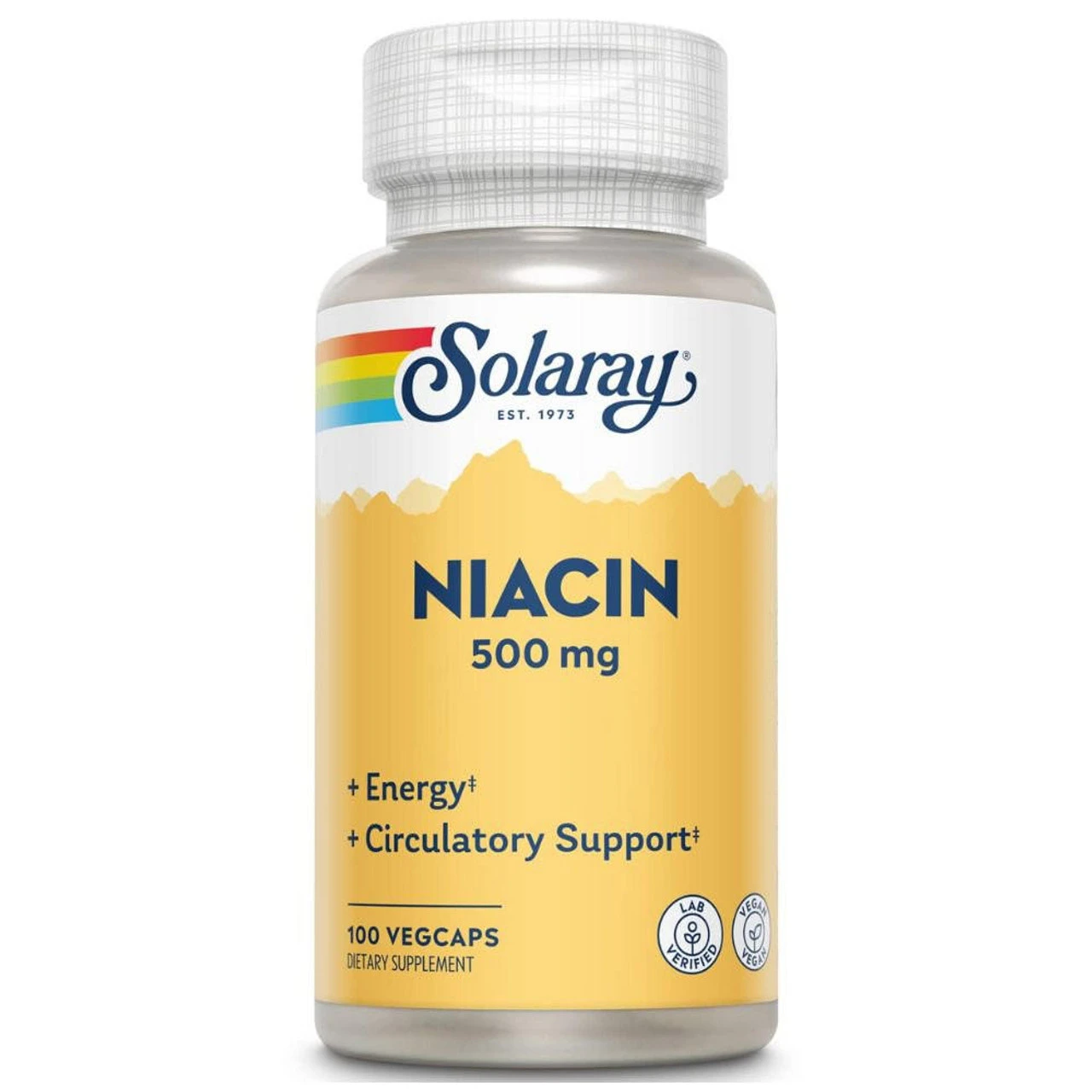 Solaray Niacin 500mg 100 Capsules 1 Solaray Niacin 500mg 100 Capsules