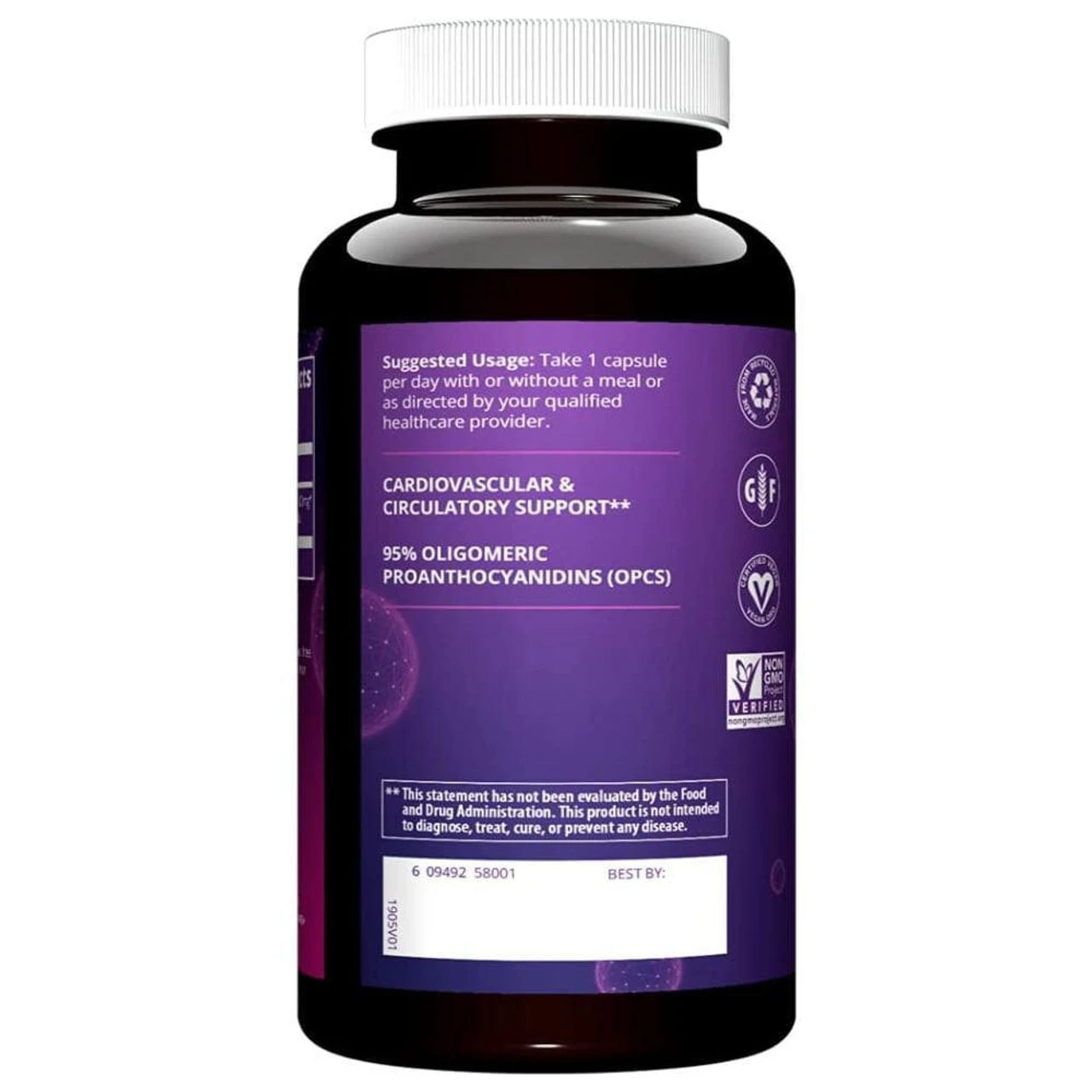 MRM Grape Seed Extract 120mg 100 Capsules 3 MRM Grape Seed Extract 120mg 100 Capsules - Image 3