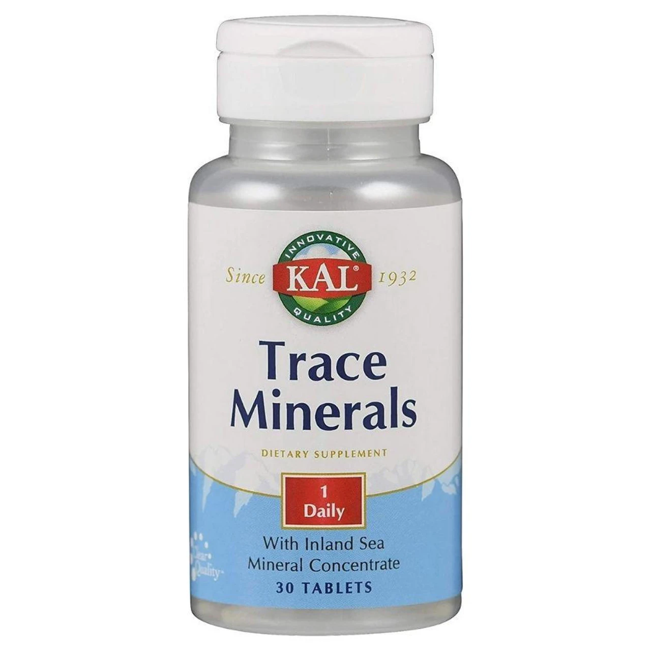 KAL Trace Minerals 30 Tablets 1 KAL Trace Minerals 30 Tablets