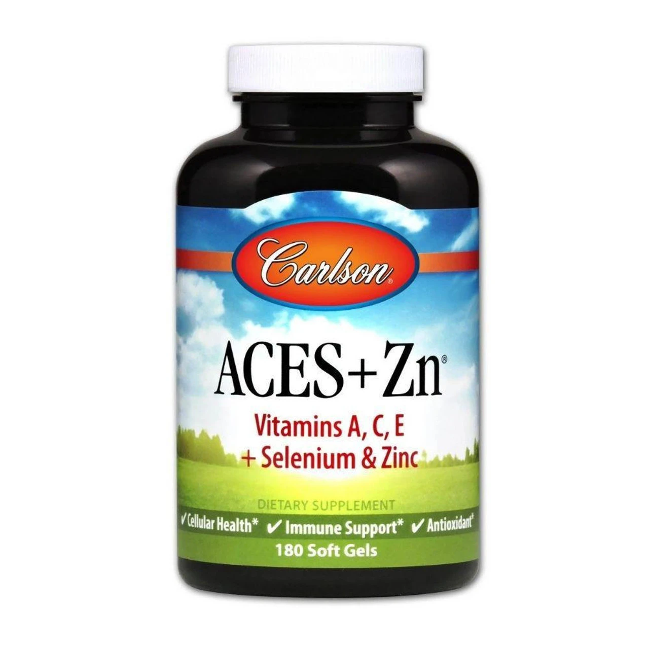 Carlson Aces + Zinc 180 Softgels 1 Carlson Aces + Zinc 180 Softgels