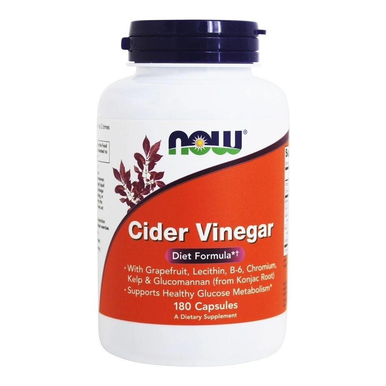Now Foods Cider Vinegar Diet 180 Capsules 1 Now Foods Cider Vinegar Diet 180 Capsules