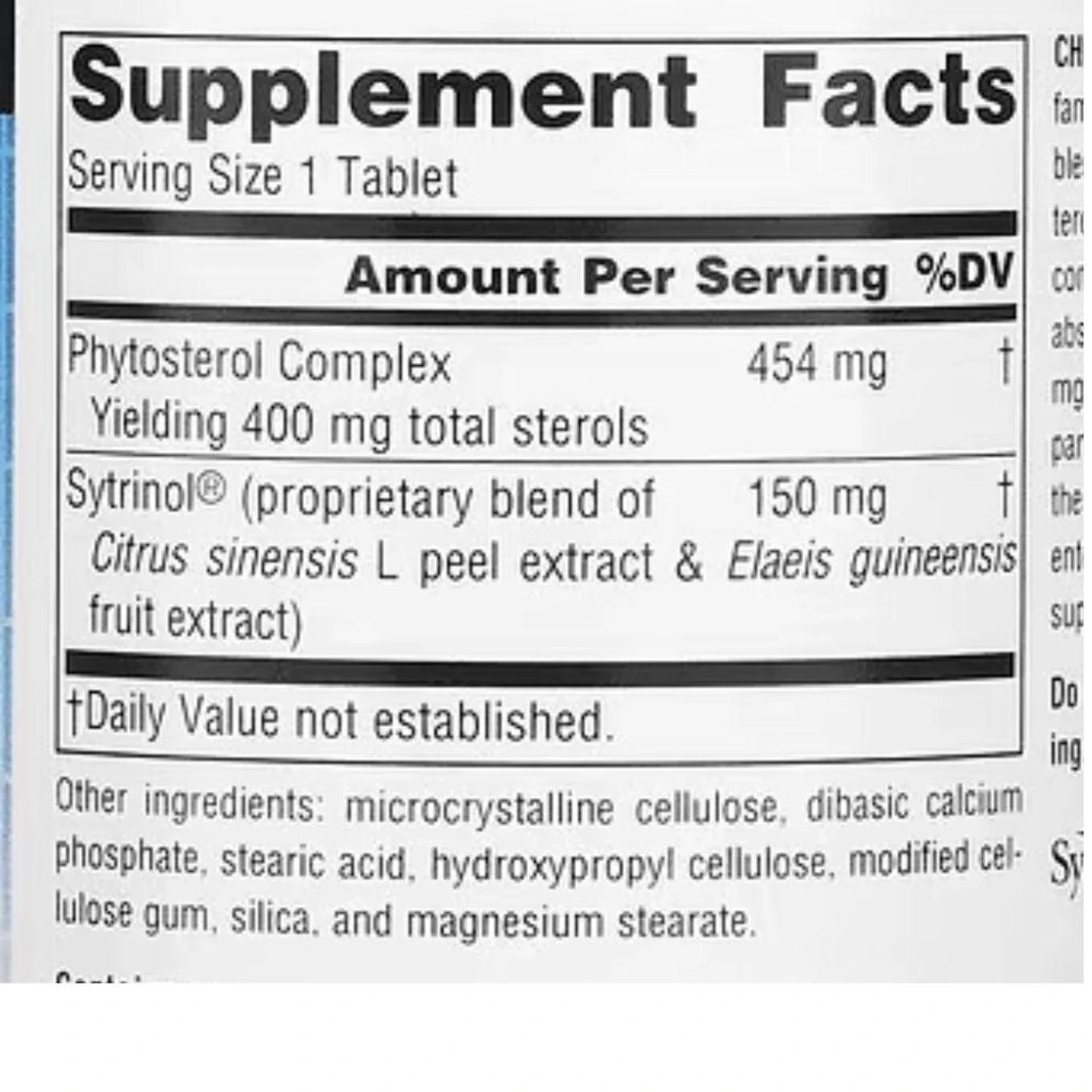 Source Naturals Cholesterol Rescue 60 Tablets 3 Source Naturals Cholesterol Rescue 60 Tablets - Image 3