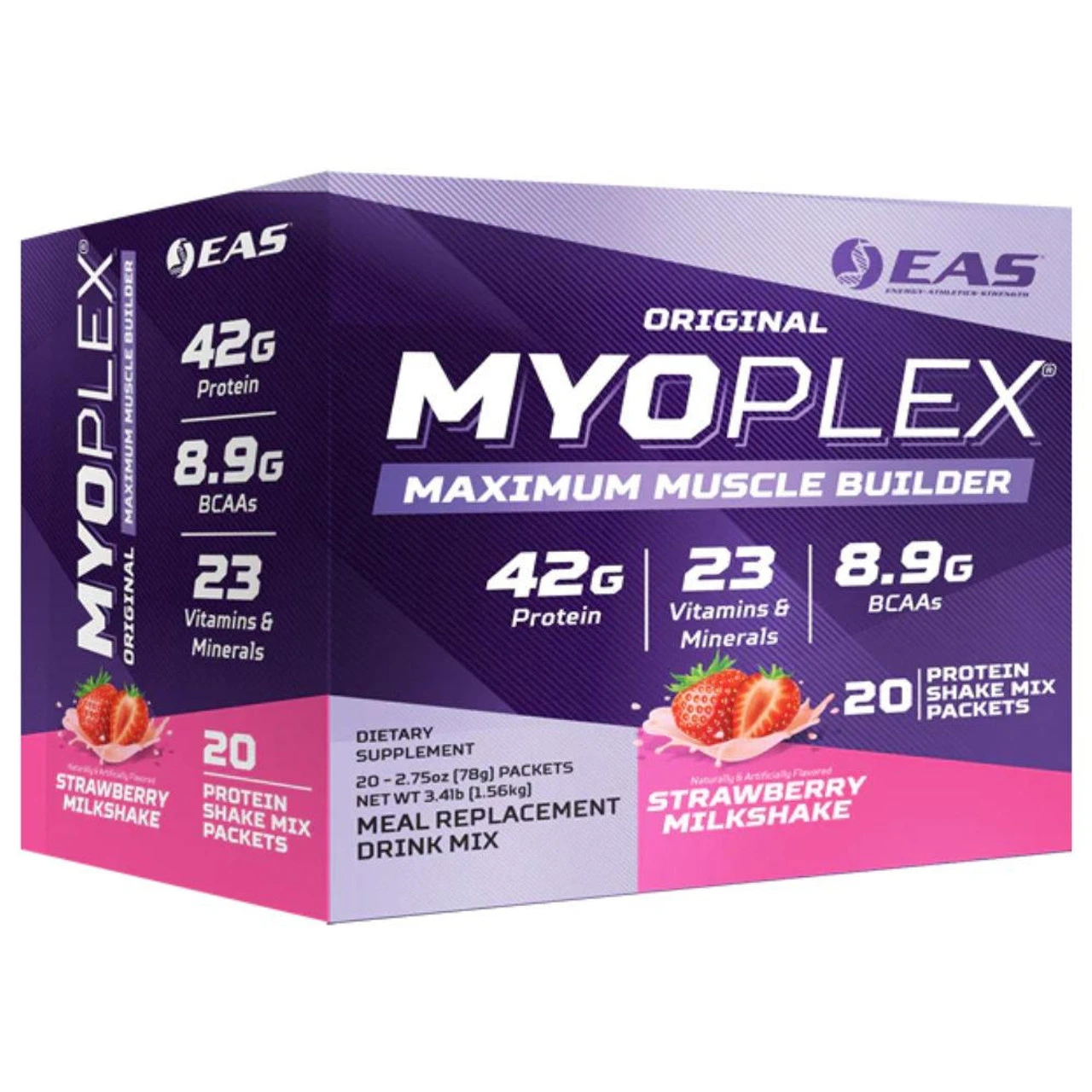 EAS Myoplex Protein 20 Shake Mix Packets 6 EAS Myoplex Protein 20 Shake Mix Packets - Image 6