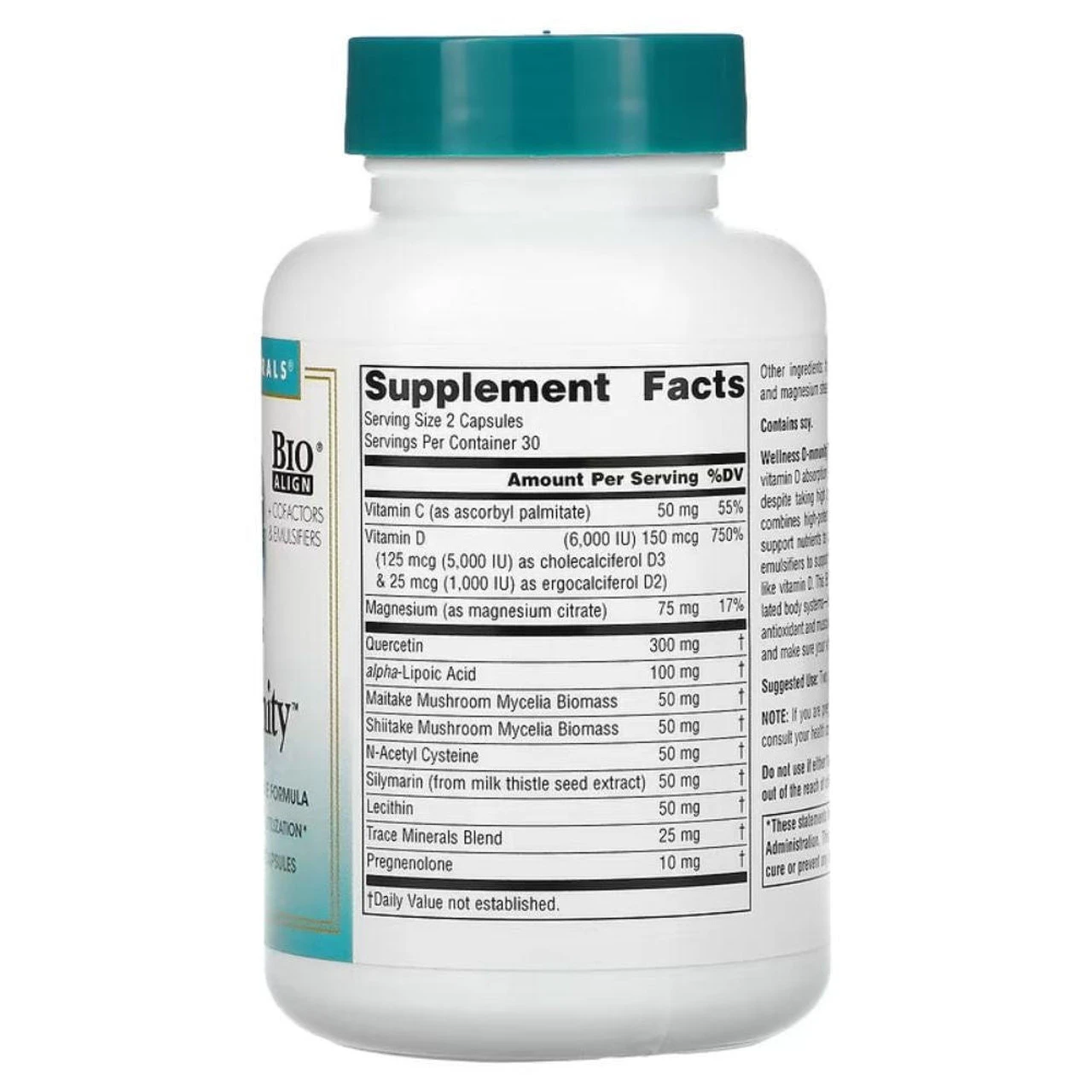 Source Naturals Wellness D-MMunity 60 Capsules 2 Source Naturals Wellness D-MMunity 60 Capsules - Image 2