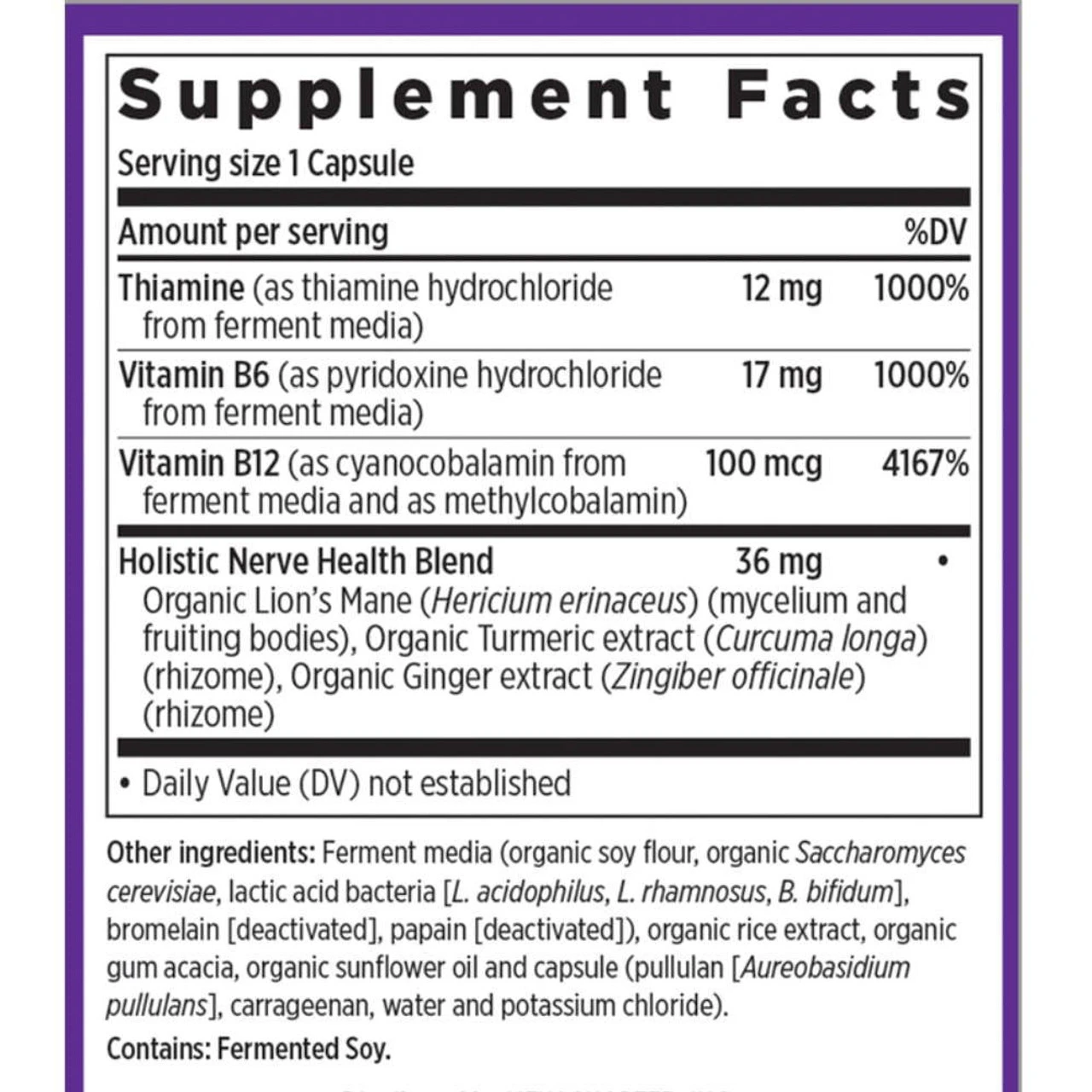 New Chapter Holistic Nerve Health 30 Capsules 3 New Chapter Holistic Nerve Health 30 Capsules - Image 3