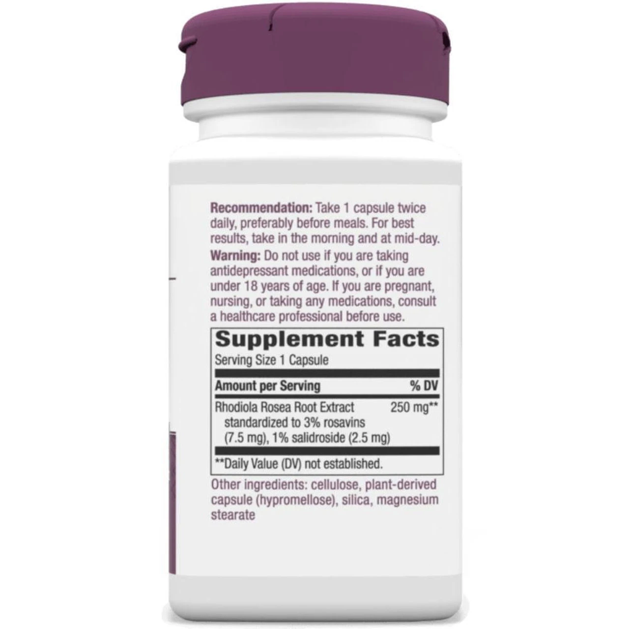 Nature's Way Rhodiola Energy 40 Capsules 2 Nature's Way Rhodiola Energy 40 Capsules - Image 2