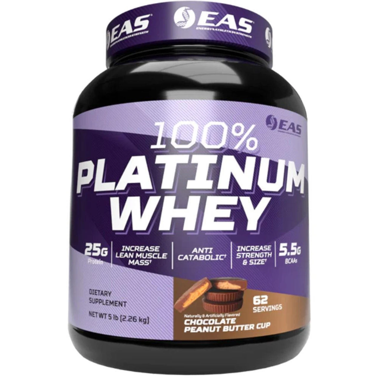 EAS 100% Platinum Whey 5lb 3 EAS 100% Platinum Whey 5lb - Image 3