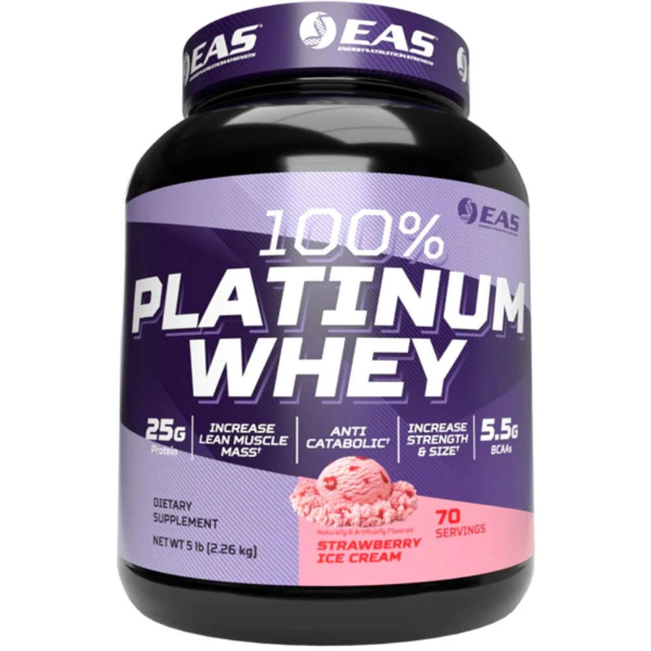 EAS 100% Platinum Whey 5lb 4 EAS 100% Platinum Whey 5lb - Image 4