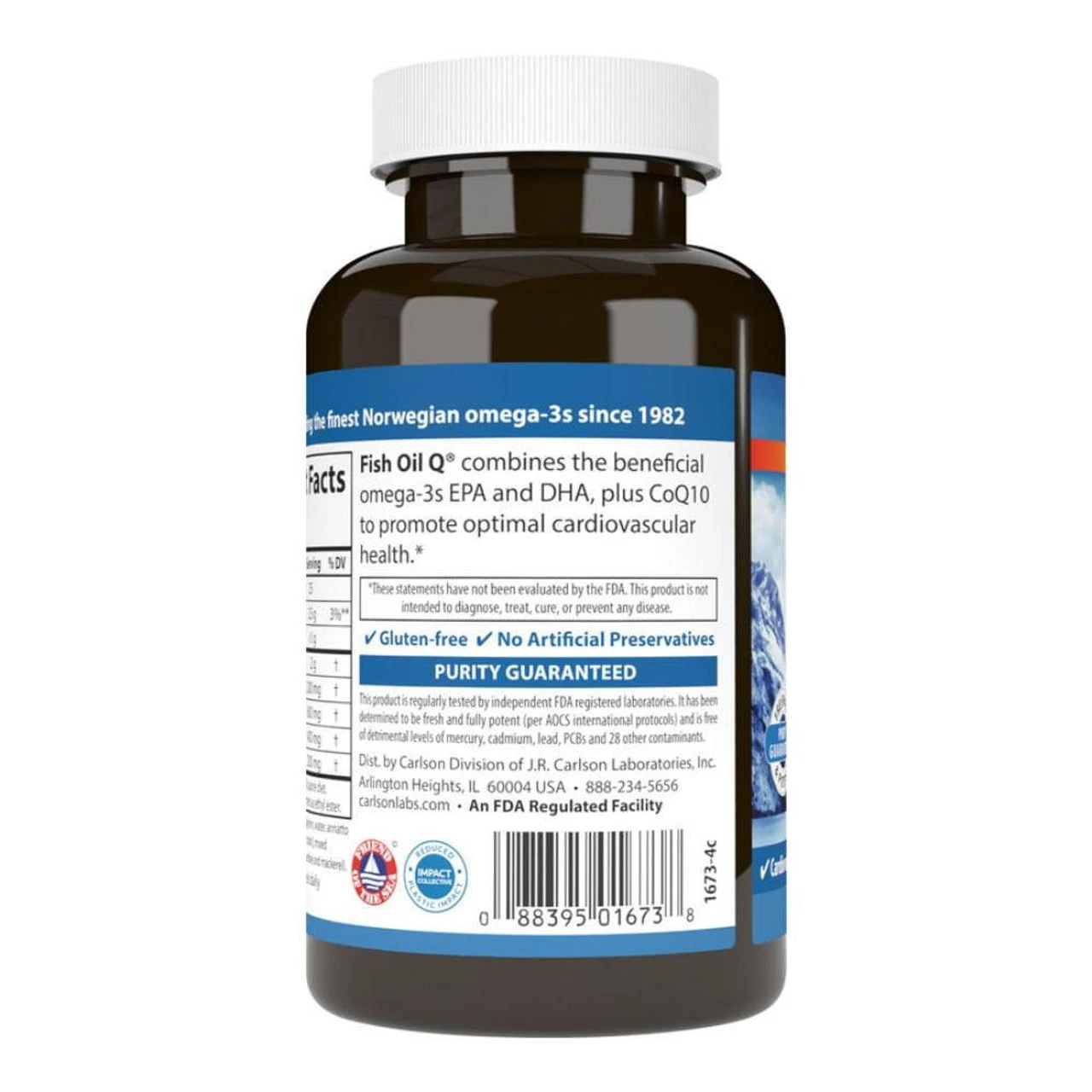 Carslon Fish Oil Q 60 Softgels 3 Carslon Fish Oil Q 60 Softgels - Image 3