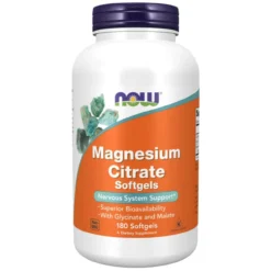 Now Foods Magnesium Citrate 134 Mg 180 Softgels