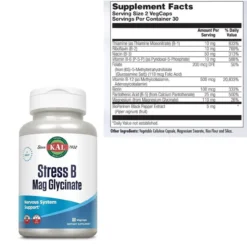 KAL Stress B Magnesium Glycinate 60 Capsules 5 KAL Stress B Magnesium Glycinate 60 Capsules -Now Foods Store Untitleddesign 28 d118d084 93f7 4488 af11 540e555da5af 20066.1702143090