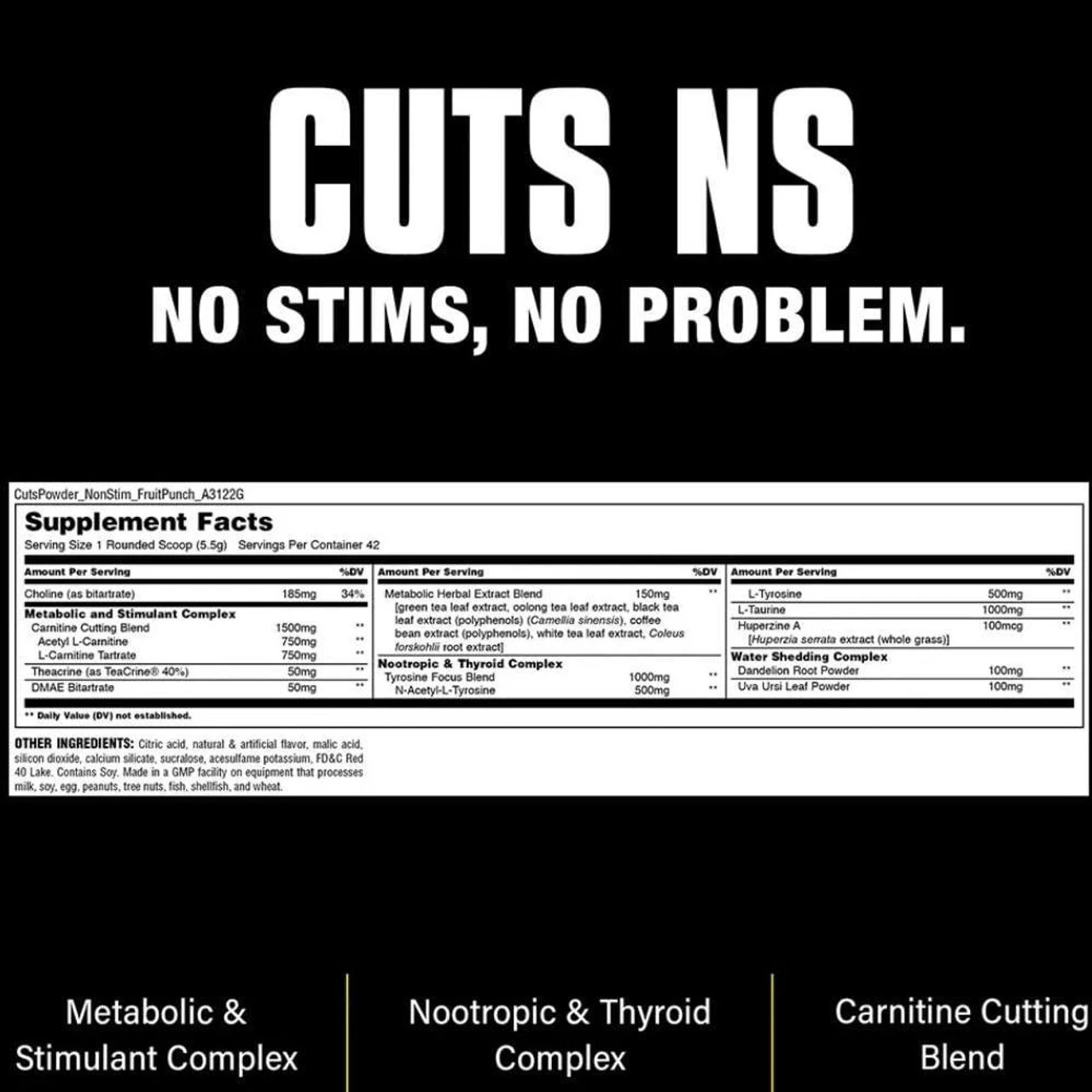 Universal Animal Cuts Non Stim Powder 42 Servings 3 Universal Animal Cuts Non Stim Powder 42 Servings - Image 3