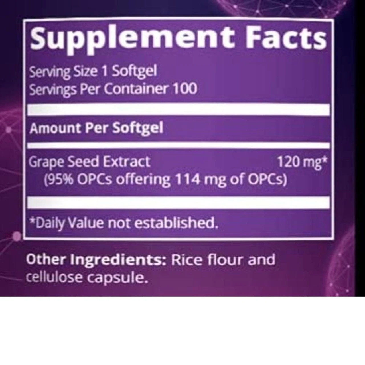 MRM Grape Seed Extract 120mg 100 Capsules 4 MRM Grape Seed Extract 120mg 100 Capsules - Image 4