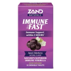 Zand Immune Fast Elderberry 30 Chewable Tablets