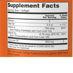 Now Foods Cod Liver Oil 650 Mg 250 Softgels 3 Now Foods Cod Liver Oil 650 Mg 250 Softgels -Now Foods Store Untitleddesign 30 72cd4af7 0e2c 4a43 b3c0 bb143a4be724 30609.1704739323