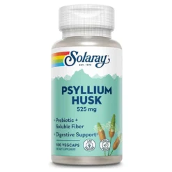 Solaray Psyllium Husk 525mg 100 Capsules