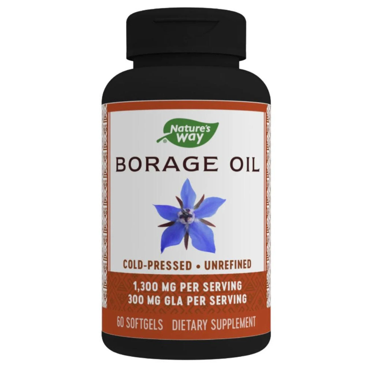 Nature's Way Efa Gold Borage Oil 1300mg With 312mg GLA 60 Gels 1 Nature's Way Efa Gold Borage Oil 1300mg With 312mg GLA 60 Gels