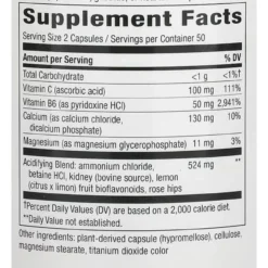 Nature's Way Acid-A-Cal 100 Capsules -Now Foods Store Untitleddesign 38 01a849d5 bda8 41d6 a219 7ada465fdf7b 73923.1704740357