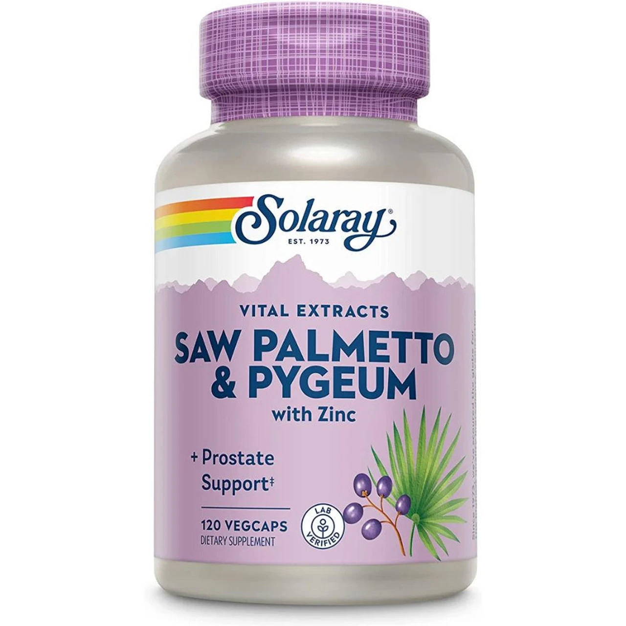 Solaray Pygeum And Saw Palmetto 120 Capsules 1 Solaray Pygeum And Saw Palmetto 120 Capsules