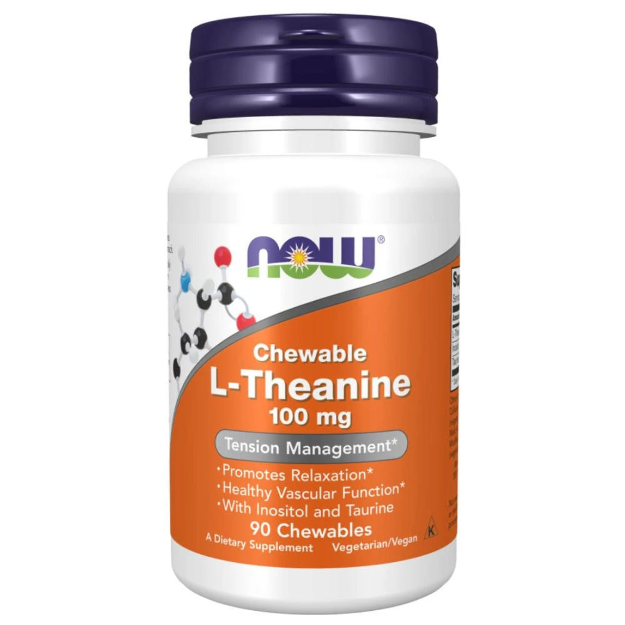 Now Foods L-Theanine 100mg 90 Lozenges 1 Now Foods L-Theanine 100mg 90 Lozenges