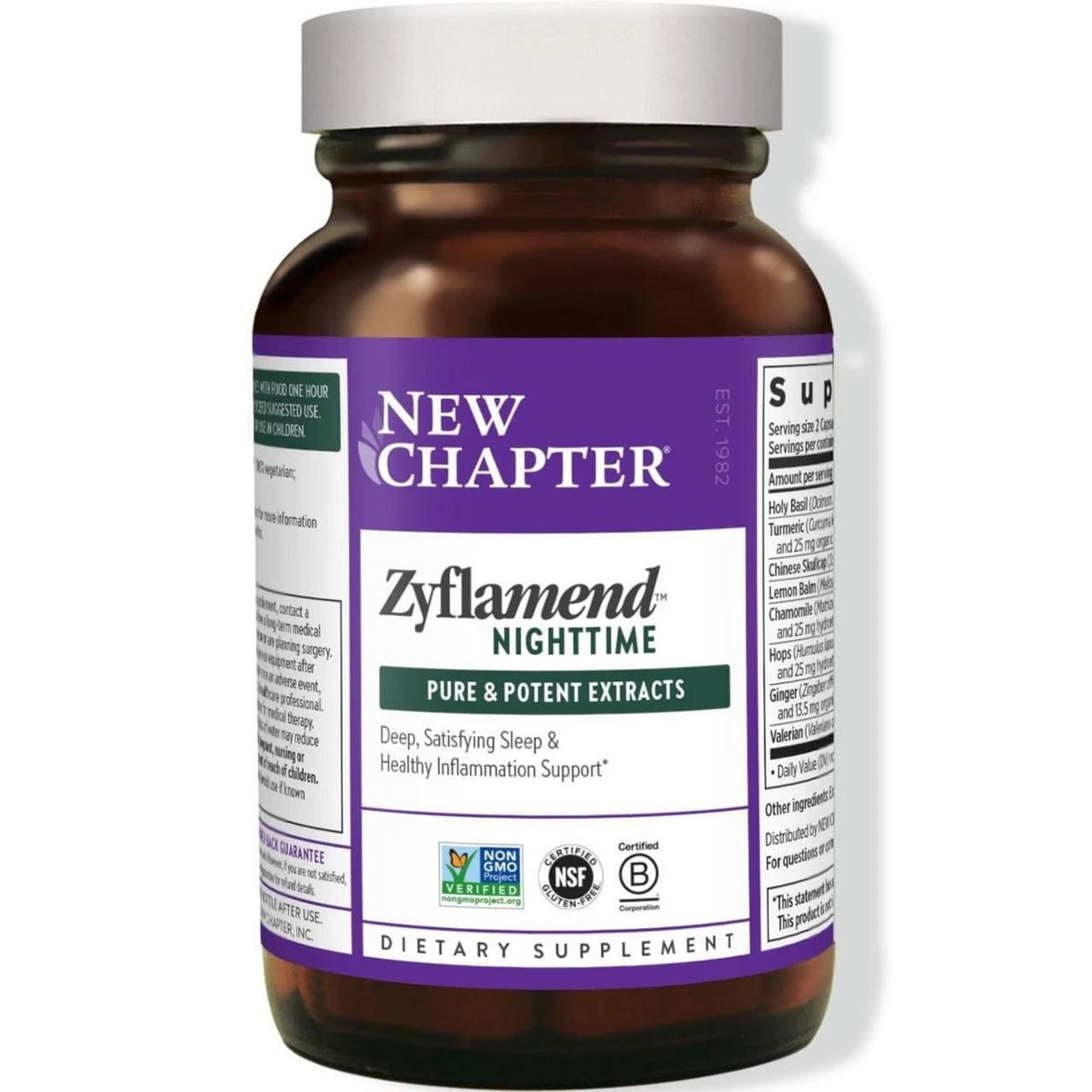 New Chapter Zyflamend Nighttime 60 Capsules 1 New Chapter Zyflamend Nighttime 60 Capsules