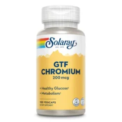 Solaray GTF Chromium 200mg 100 Capsules