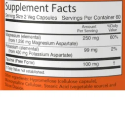 Now Foods Magnesium / Potassium Aspartate 120 Capsules -Now Foods Store Untitleddesign 48 5cb85faf dafa 4b1e 8206 0ef03effe942 22022.1704737874