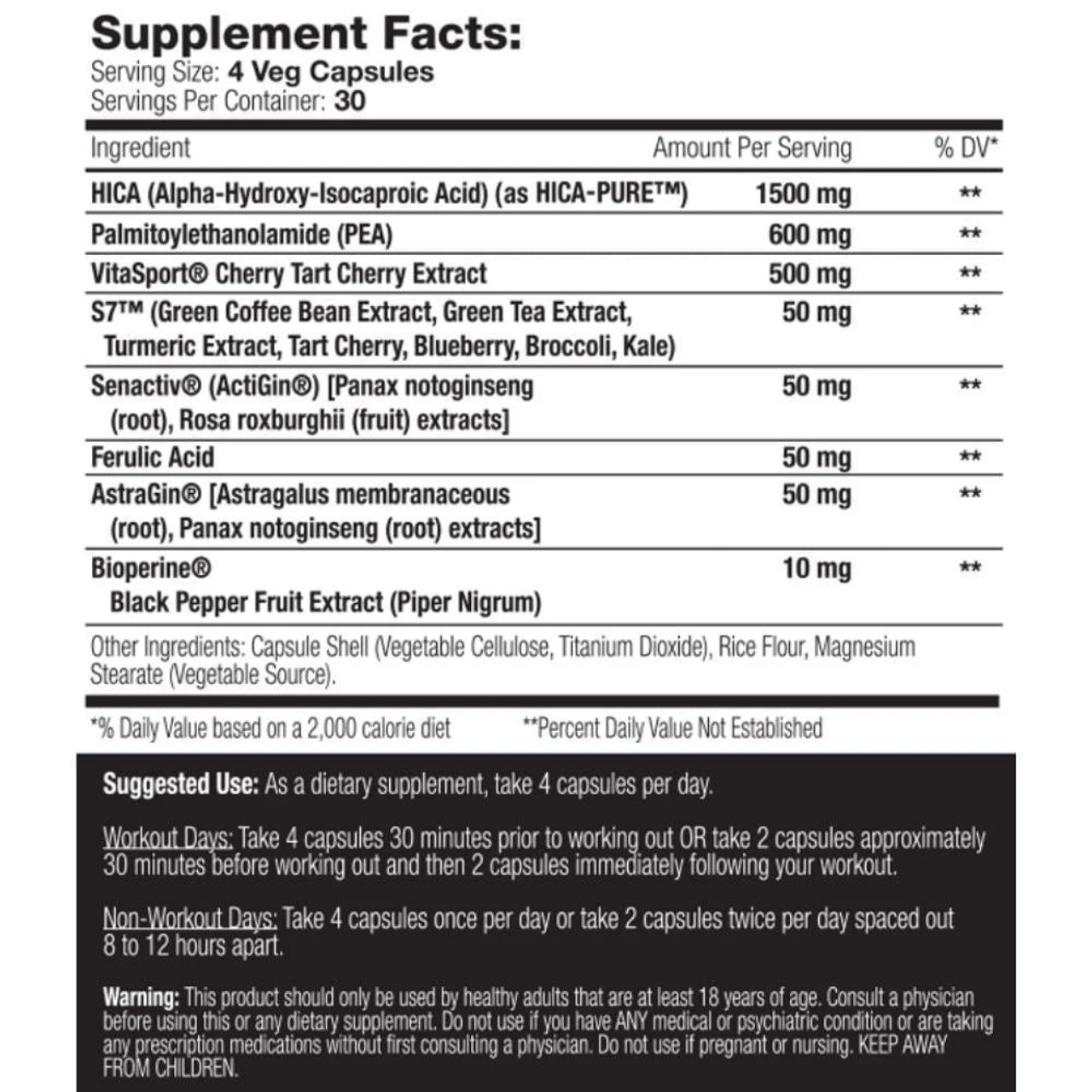 Muscle Addiction Recovery Fix 120 Capsules 5 Muscle Addiction Recovery Fix 120 Capsules - Image 5