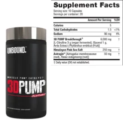 Unbound 3D Pump 200 Capsules 6 Unbound 3D Pump 200 Capsules -Now Foods Store Untitleddesign 4 7e623329 cc50 4eed bead 973df9c006a3 66872.1702142842