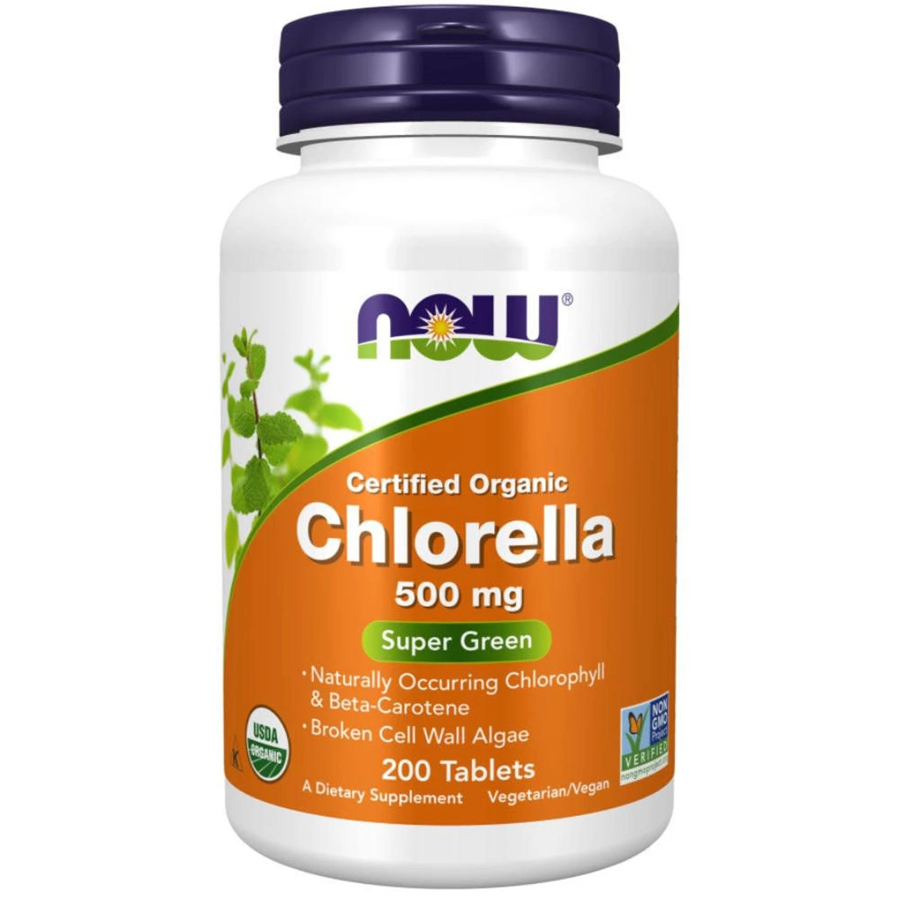 Now Foods Organic Chlorella 500mg 200 Tablets 1 Now Foods Organic Chlorella 500mg 200 Tablets