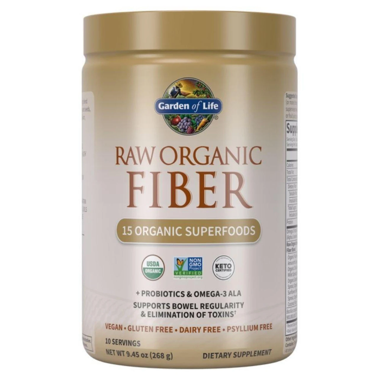 Garden Of Life Raw Fiber 268 Grams 1 Garden Of Life Raw Fiber 268 Grams
