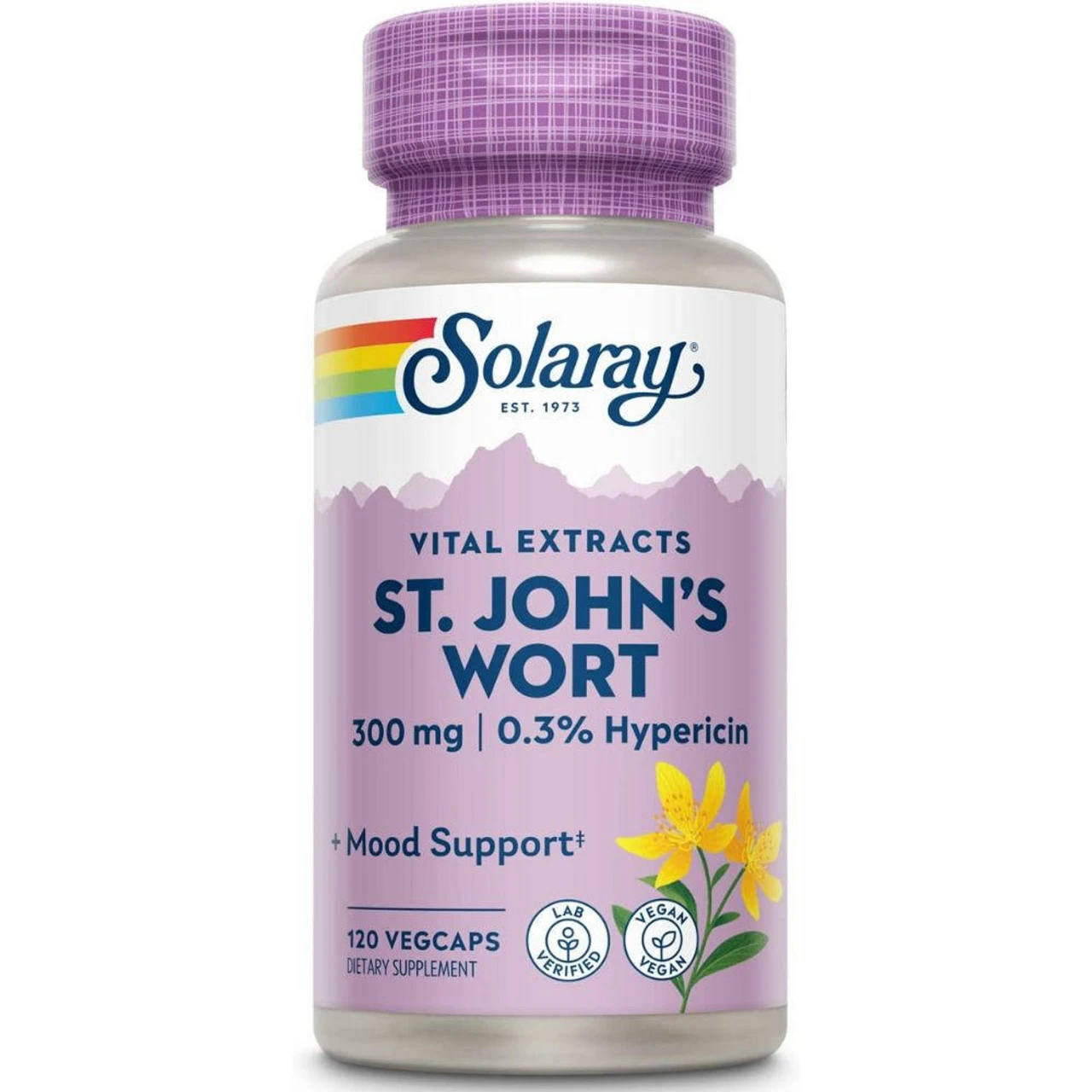 Solaray St Johns Wort 300mg 120 Capsules 1 Solaray St Johns Wort 300mg 120 Capsules