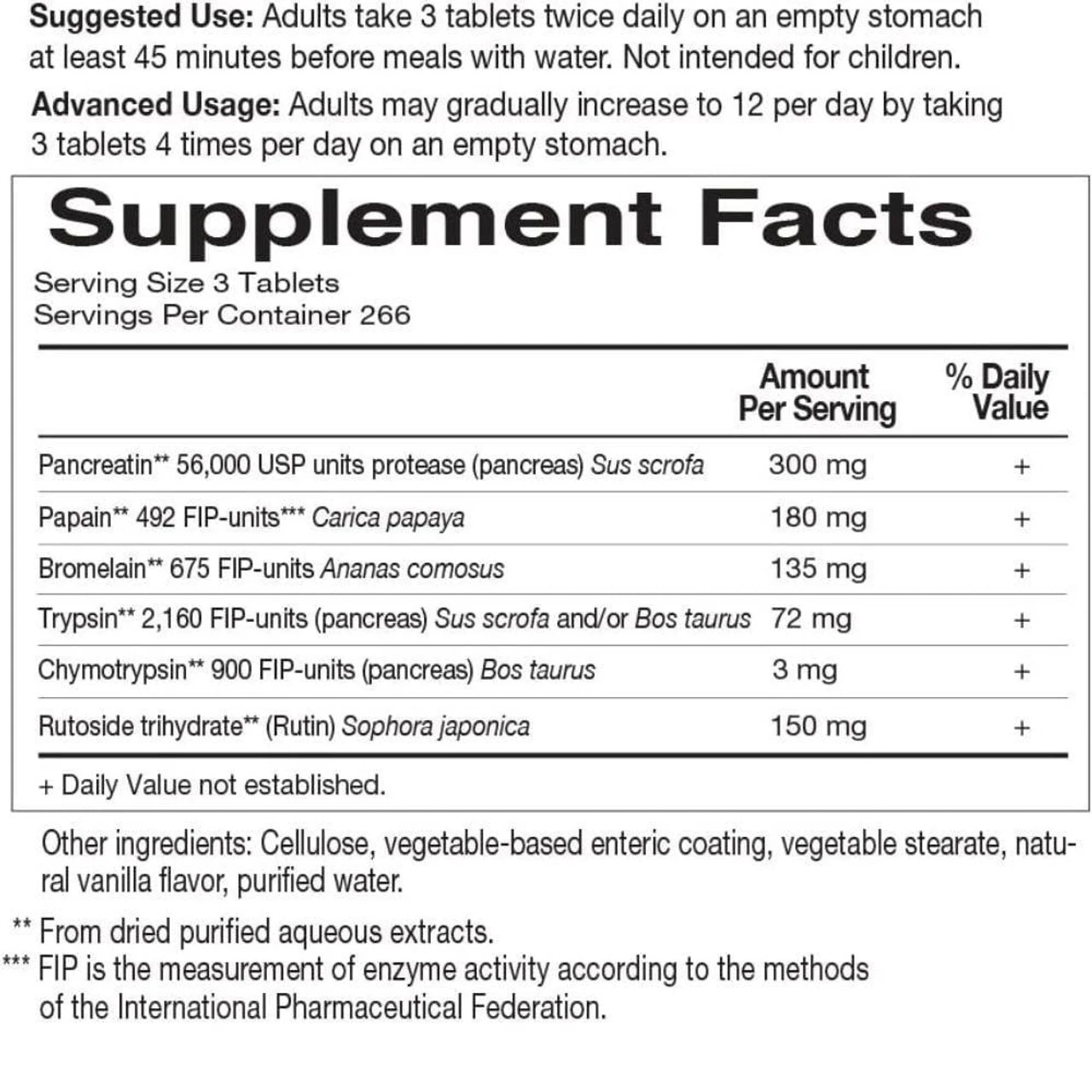 Garden Of Life Wobenzym N 800 Tabs 2 Garden Of Life Wobenzym N 800 Tabs - Image 2